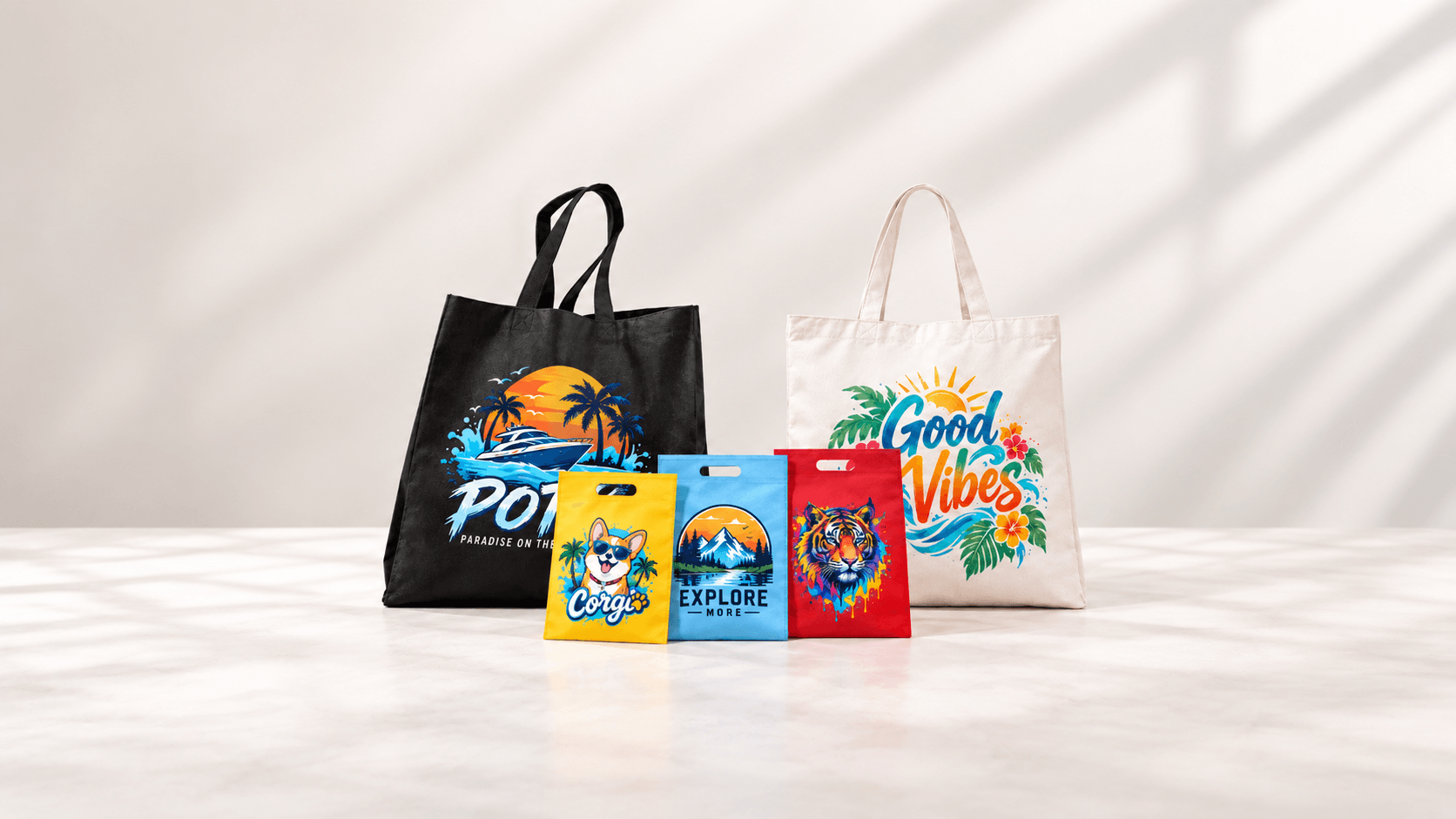 FULL COLOR DTF custom printed packaging
